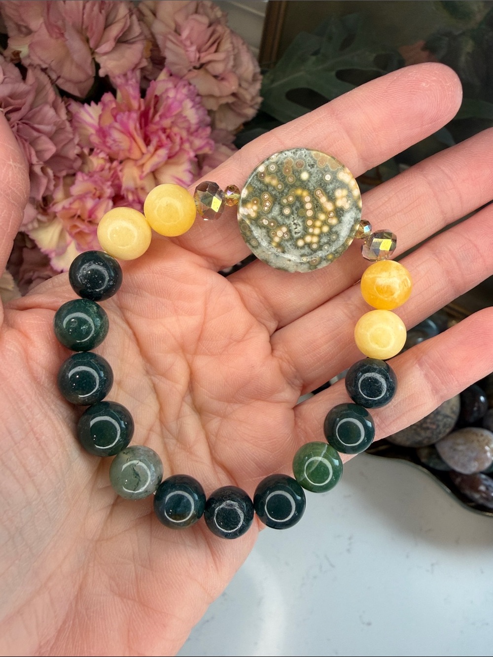 A WORLD BENEATH • The Wild Shore No. 09 • Artisan Gemstone Bracelet: B1342